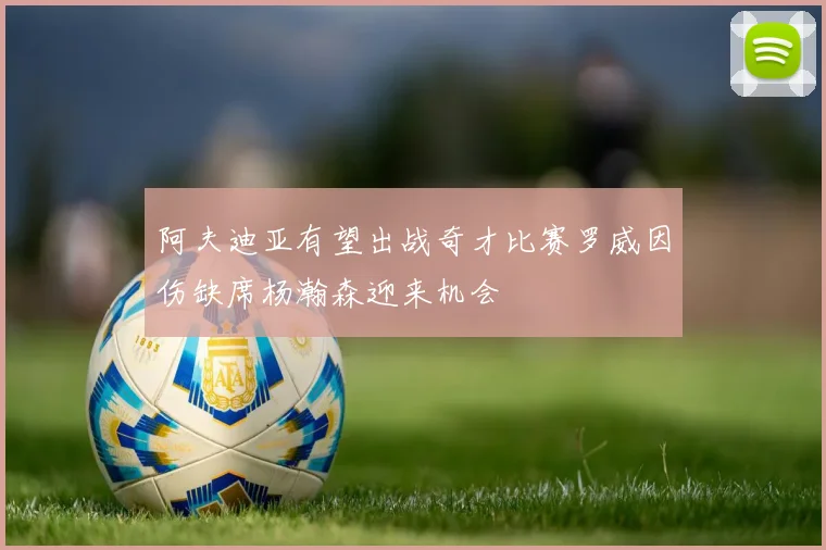阿夫迪亚有望出战奇才比赛罗威因伤缺席杨瀚森迎来机会